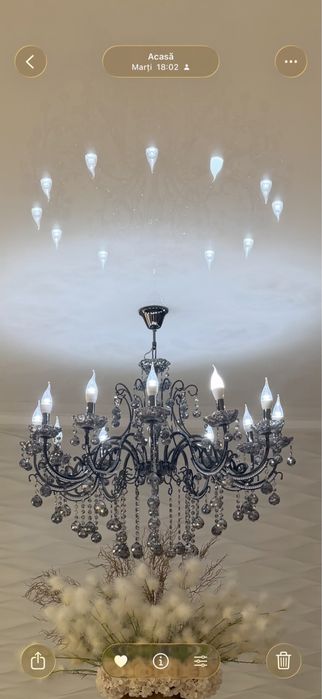 Lustra candelabru