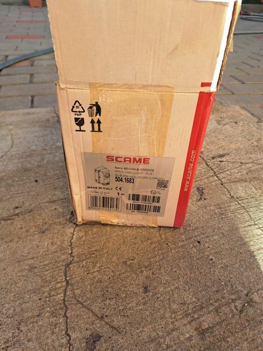 Priza industriala SCAME 504.1683-16A IP66  2P+E. ATEX