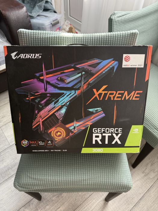 Видеокарта RTX 3080 Aorus Xtreme 10GB