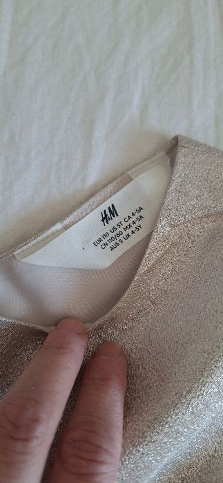 Rochie fetita si cardigan marimea 110-116 H&M