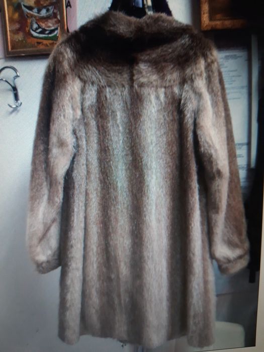 Ново Палто естествен косъм Нутрия