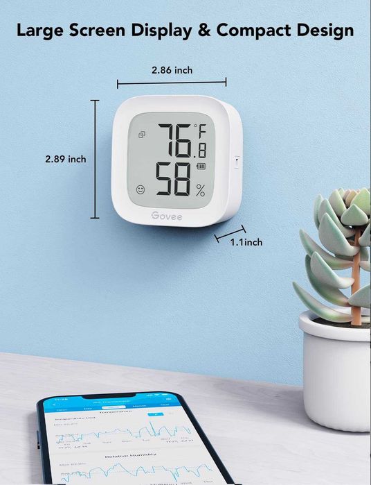 WiFi термометър и хигрометър Govee