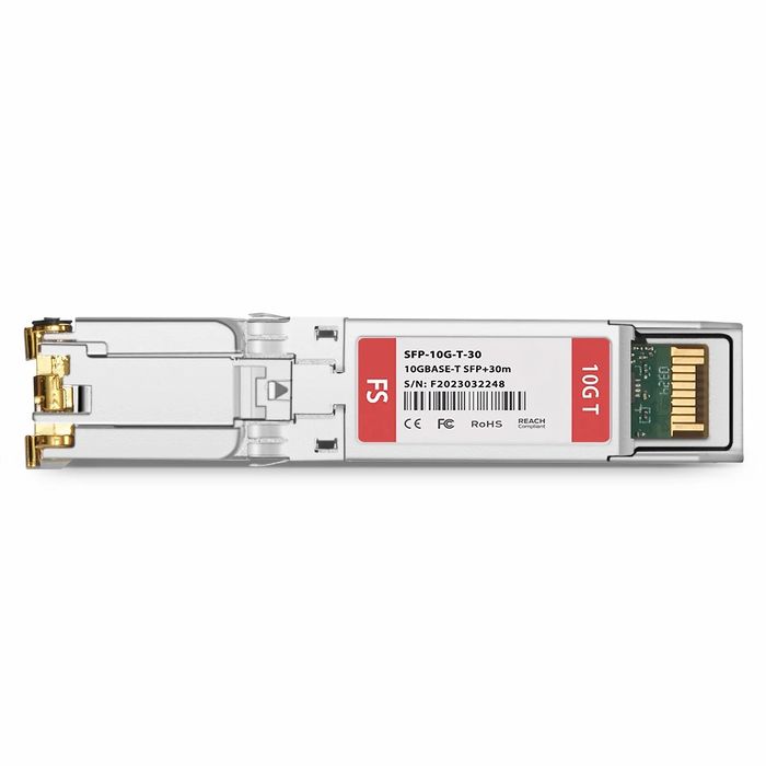 Трансивер SFP+ 10GBASE-T, медный, 30 м, RJ-45 (LOS)