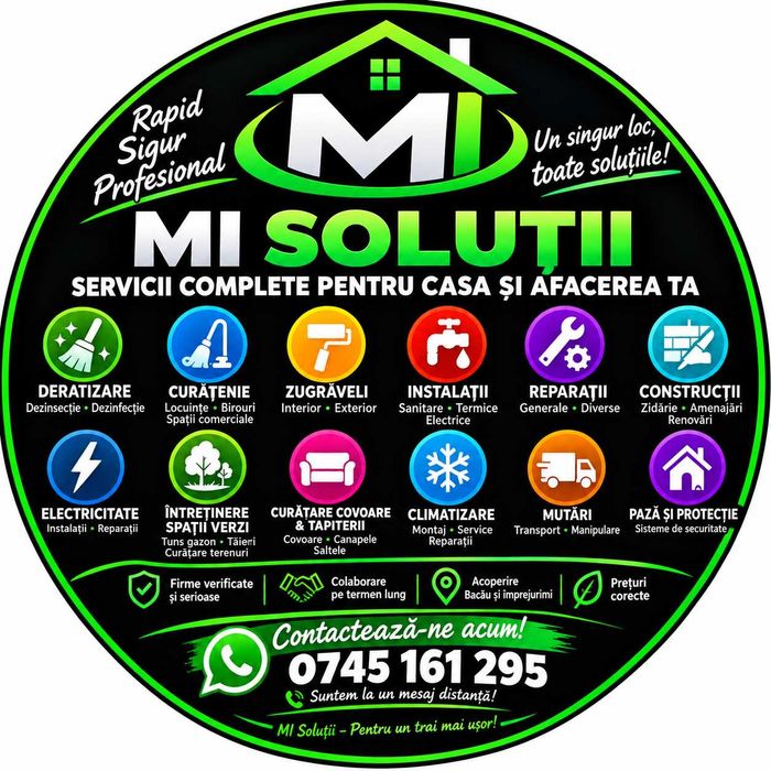 MI SOLUȚII – Găsim meseriașul potrivit pentru tine!
