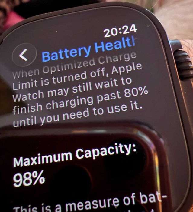 Apple Watch Ultra 2 Black Titanium 49mm Trail Loop in garantie