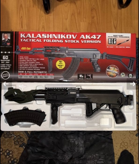 Airsoft Ak-47 cybergun реплика!
