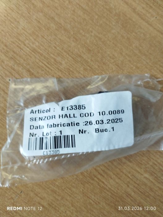 Senzor Hall centrala Motan Kplus