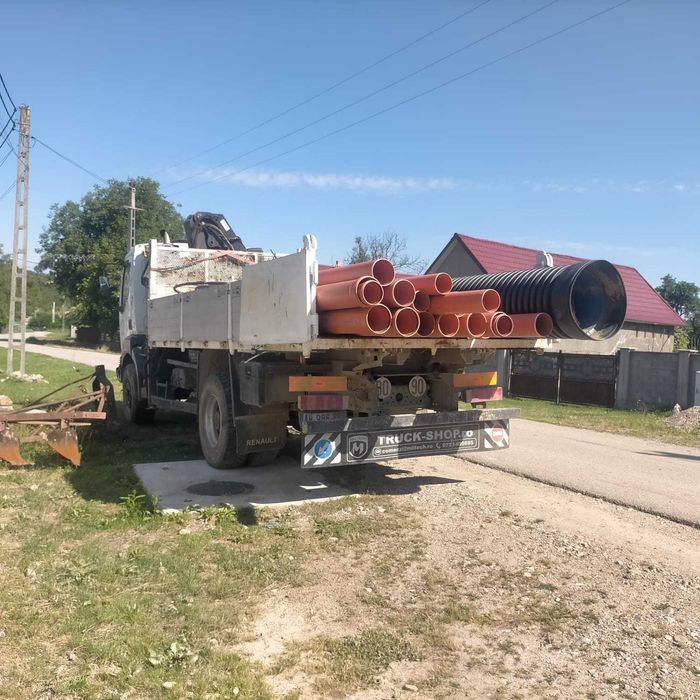 Camion basculabil cu macara, Renault Kerax