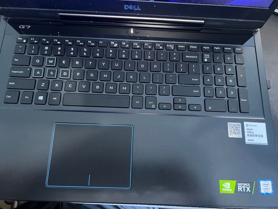 Noutbuk Dell Core i 7-9750H, Ram 16GB, RTX 2070