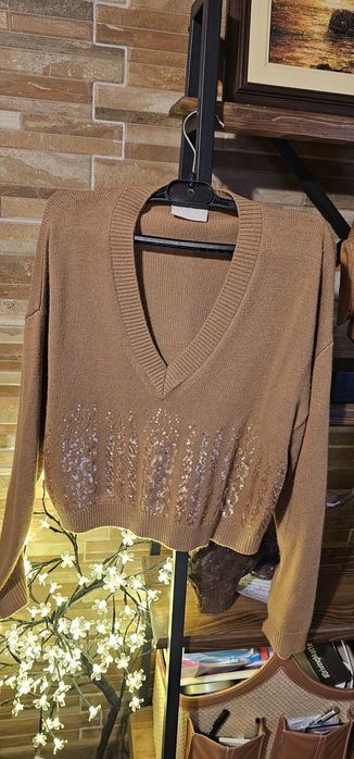 Пуловер  в кафяв цвят Liu Jo