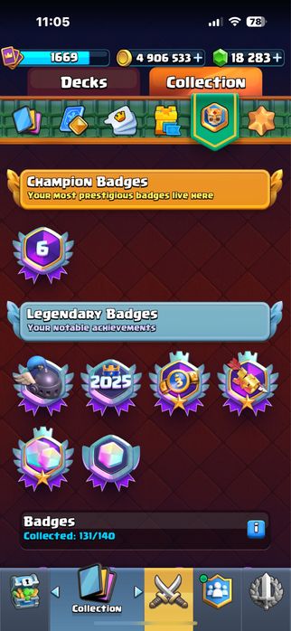 Продам аккаунт Clash Royale