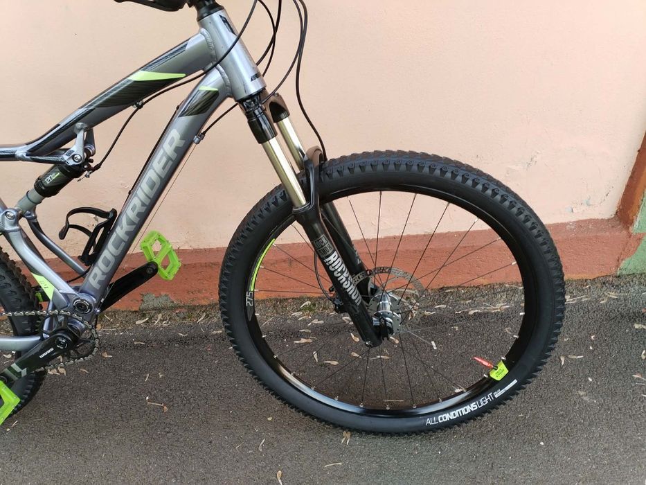 Bicicleta full suspensii furca aer rock shox frane disc hidraulice