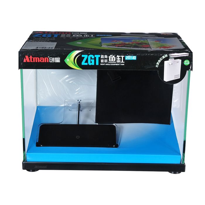 Аквариум Atman ZGT-40 черный, 30 литров