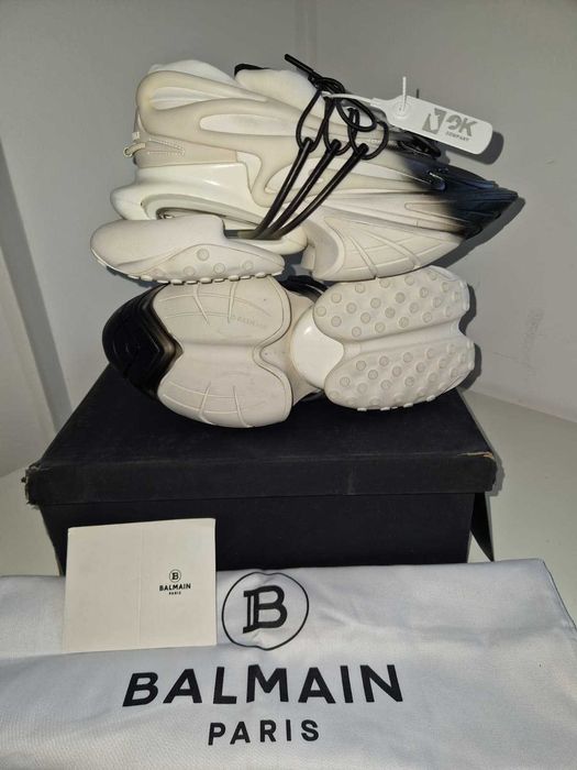 Adidasi Balmain Paris Unicorn White Gradient Size  40  41  43  44