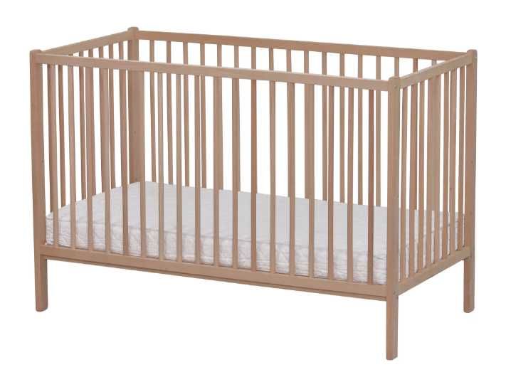 Patut copii 120x60 cm din 100% lemn de fag, Primii Pasi - 370 lei