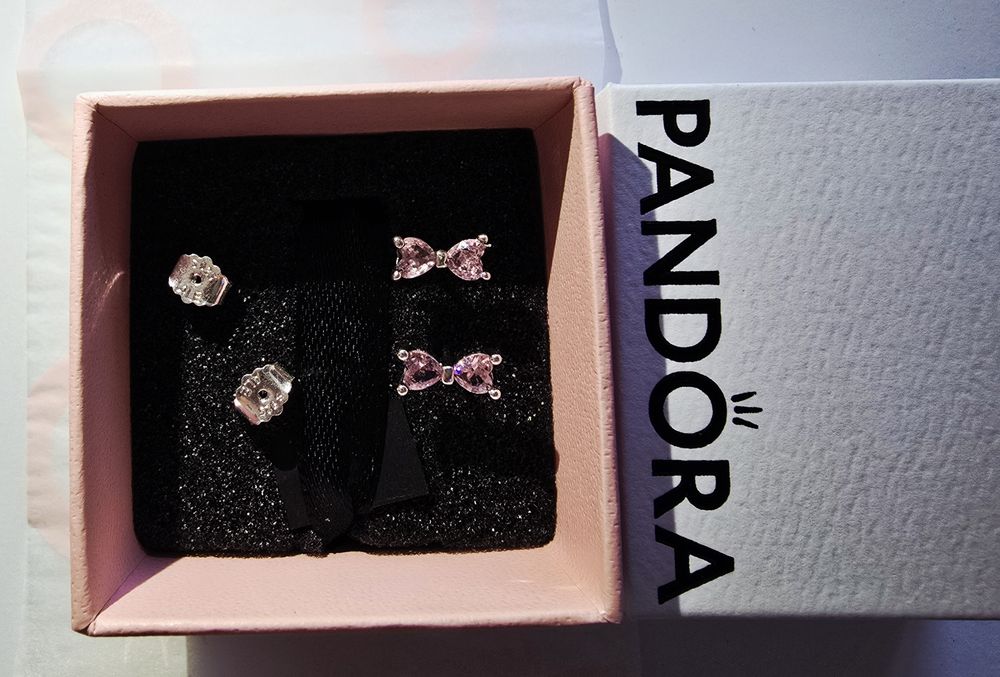 Cercei argint S925 fundite roz