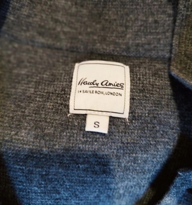 Bluza barbateasca Cardigan Hardy Amies Savile Row London din lană