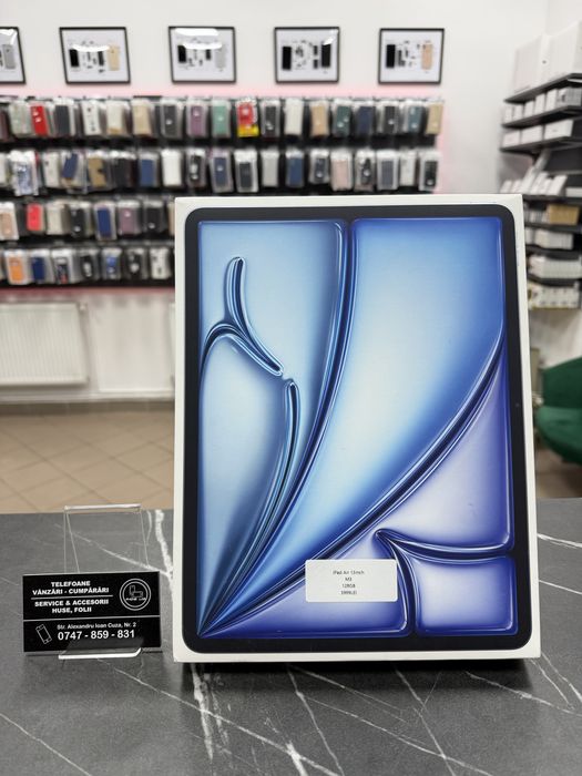 iPad Air 13-inch (M3) - Wi-Fi - 128Gb - Blue - NOU - 2 Ani Garantie!