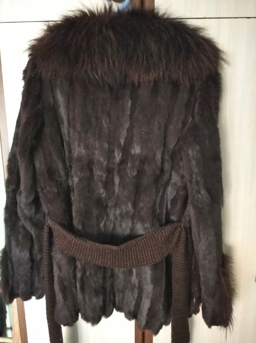 Кроличья шуба в идеальном состоянии