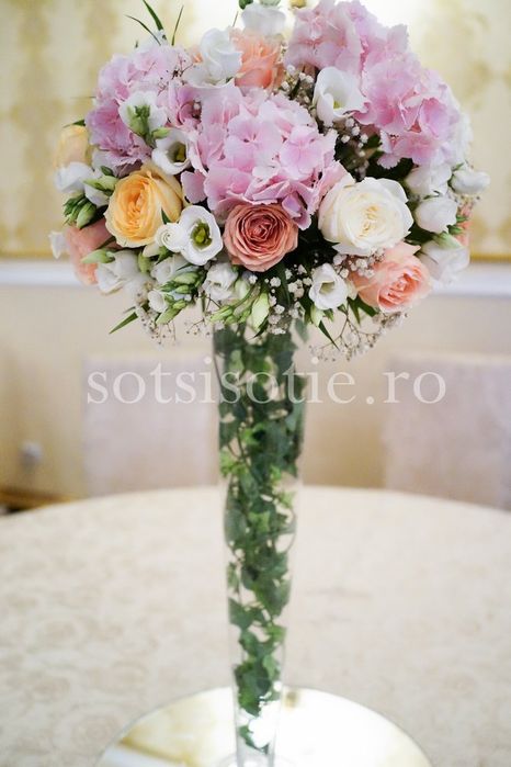 Suport aranjament floral, Vaze 60 cm inaltime