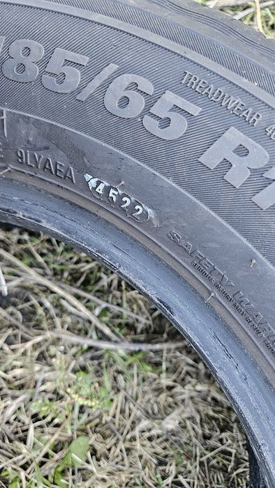 2бр гуми 185 65 14 дот 22 кумхо