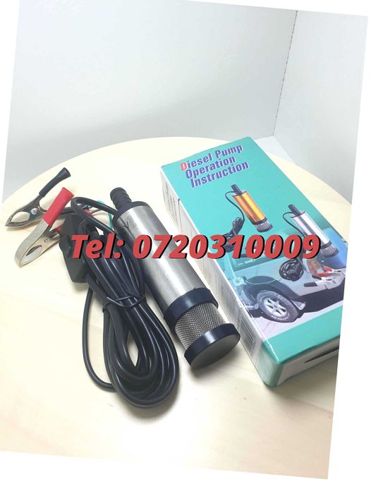 Pompa Transfer Lichid Submersibila Electrica 12v rot 8500min