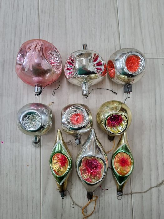 Продам ёлочные игрушки ссср стекляные