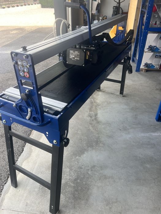 Машина за водно / мокро рязане на плочки и камък 1200mm, 1200W Scheppach FS4700