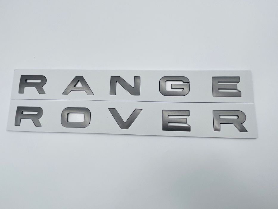 Emblema compatibila RANGE ROVER gri carbon