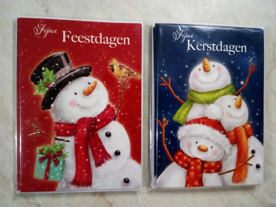 Поздравителни картички за Рожден ден и др.Коледни картички с пликове.