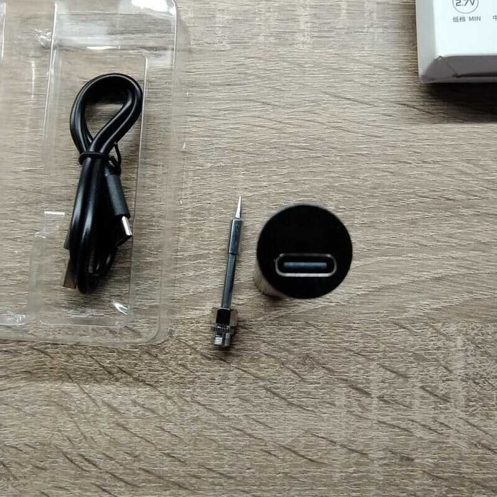 Преносим цифров поялник, регулиране на температурата, USB-C зареждане