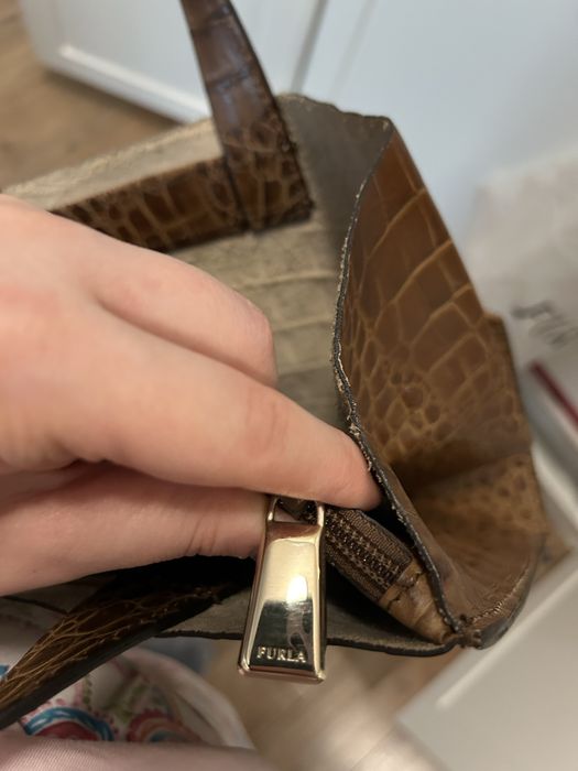 Furla Crocodile skin