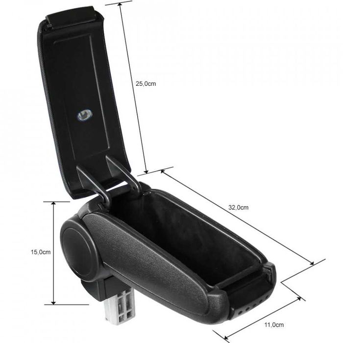 Cotiera auto dedicata Ford C-MAX 2003-2010, negru
