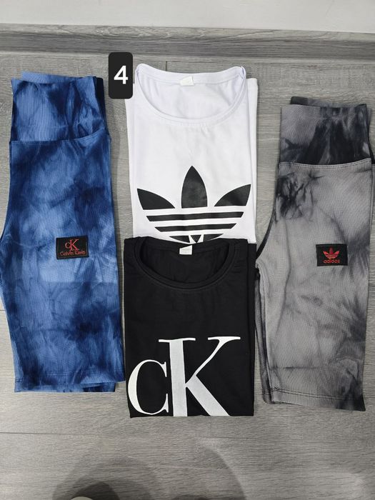 Set dama 4 piese 
Colanti scurti tetra+ tricou