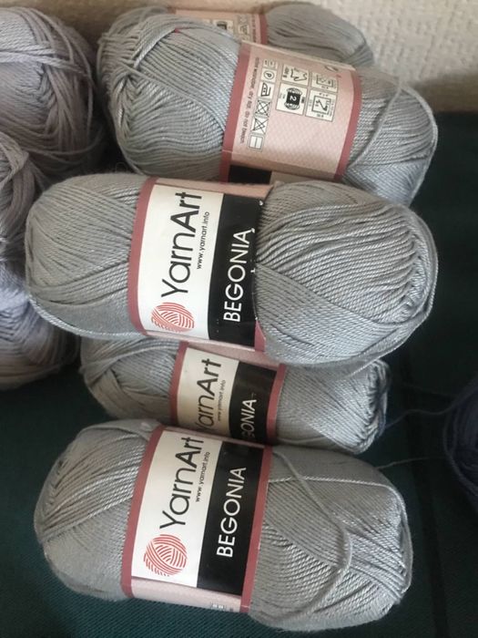 Продам нитки хб для вязания , ручной работы