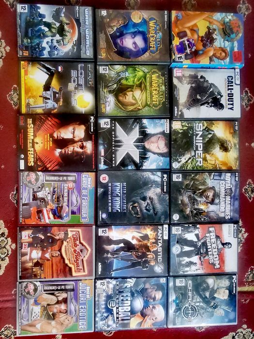 Super Jocuri PC de colectie Sniper Warcraft X-MEN King Kong Fifa Etc