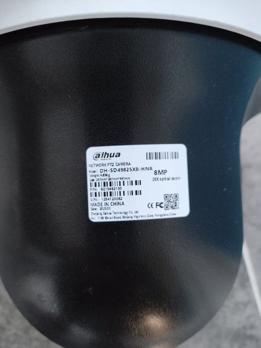 PTZ камера 8 MP зум 25X