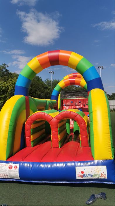 Под наем надуваем замък; надуваема пързалка, надуваем батут Т-рекс