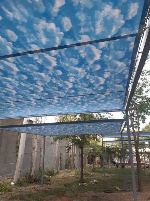 Солнце защита сетка установка соя килувячи тент банер баннер установка