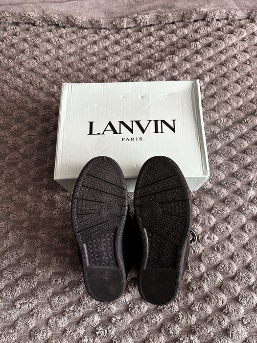 adidasi Lanvin Curb Leather Black 42-44