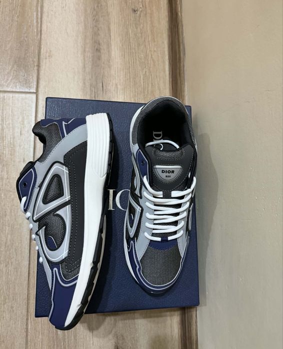 Dior B30 Grey/Navy Sneakers