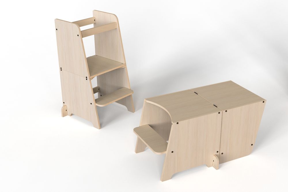 Учебна кула Bend 2в1 Монтесори