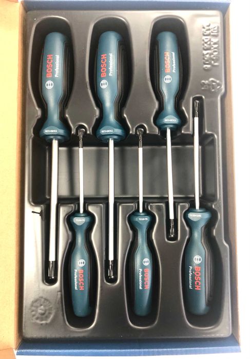 BOSCH Professional 6 броя TORX отвертки, отвертка, Германия