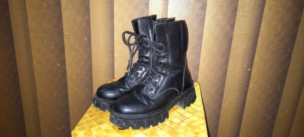 Зимни боти естествена кожа 37 номер