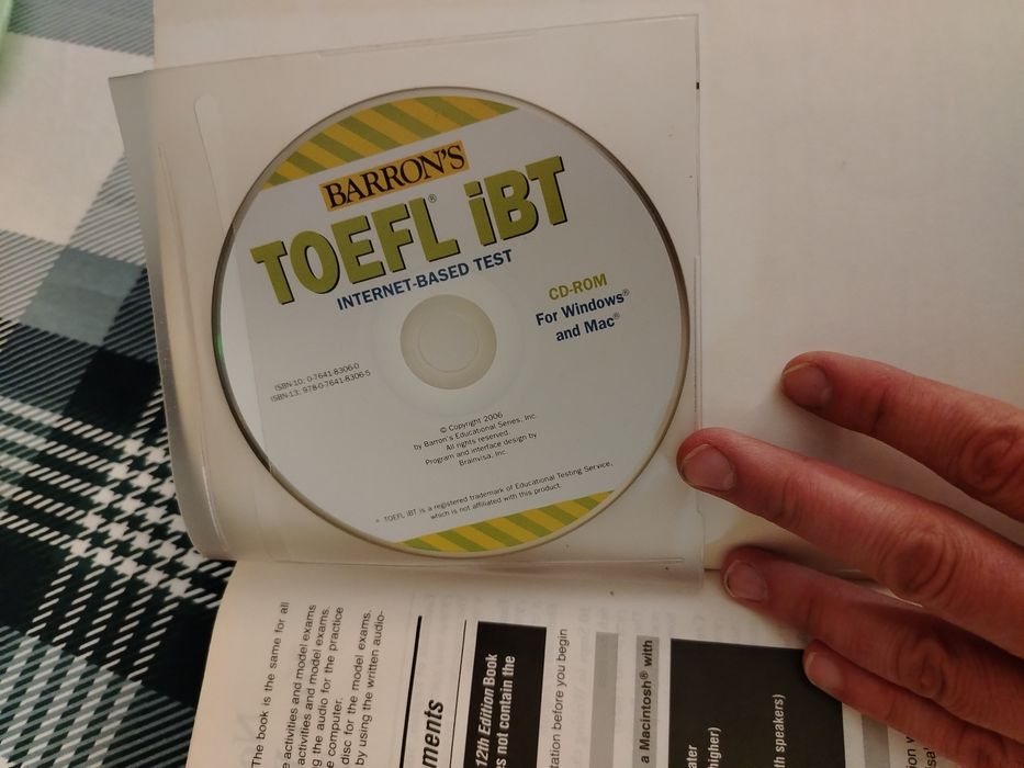 Toefl iBT с диск - чисто нов