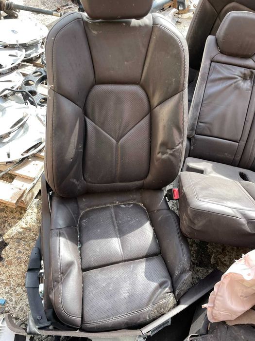 Кафяв Кожен Салон Porsche Cayenne 3.0D 92A/EG22/2012
