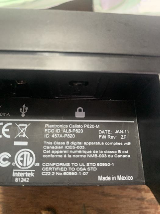 Plantrinics p610 conferinta p820m