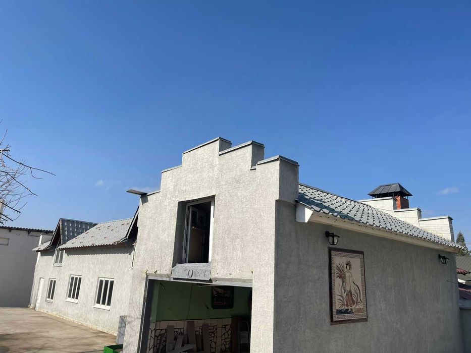 Бесплатно черепица, крыша полностью с окнами и дверьми