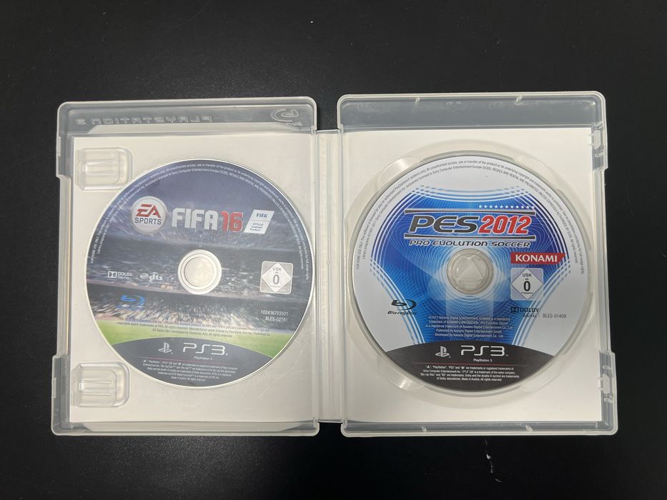 PES 2012 и FIFA 16 за PS3