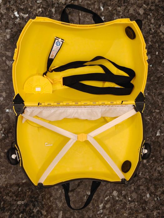Valiză copii Trunki Ride-On Children's Suitcase Bernard the Bee design